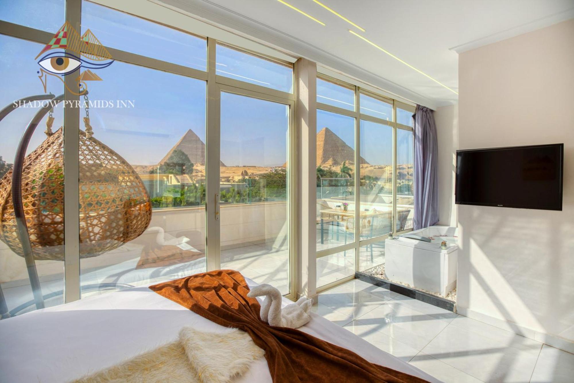 Shadow Pyramids Suites And Jacuzzi Kafrat al Jabal Exterior foto